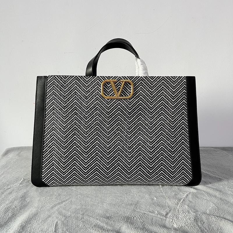 Valentino Shoulder Tote Bags VL2016 black